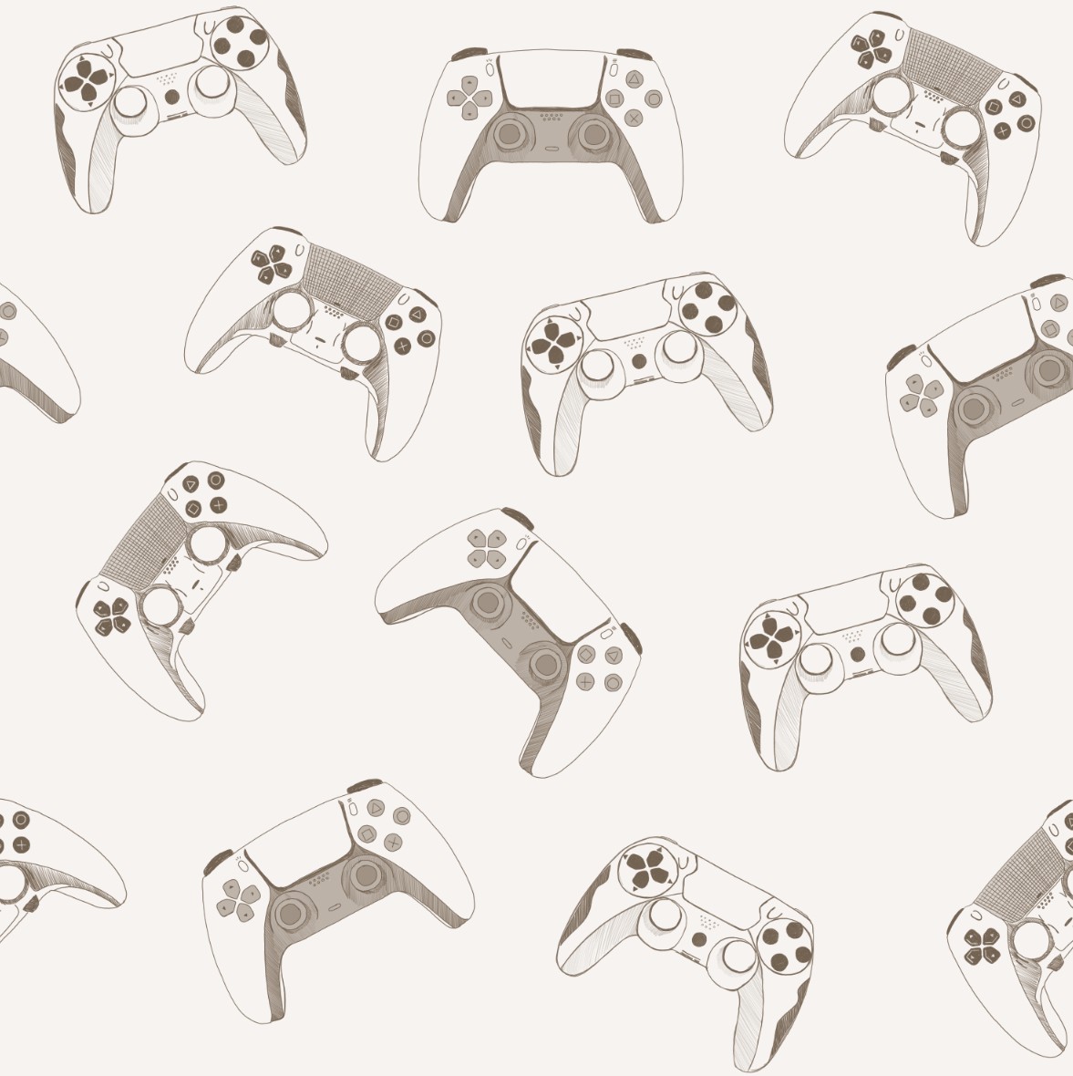 Tapeta gamingowa brąz na jasnym tle 2 50x50 10