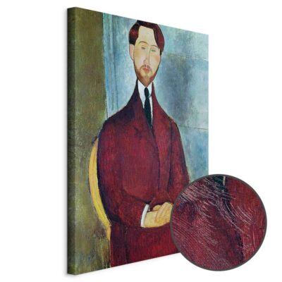 Obraz na płótnie Amedeo Modigliani – Leopold Zborowski 11 HA 101343 1000x1000 v69837f499cf913.47401622