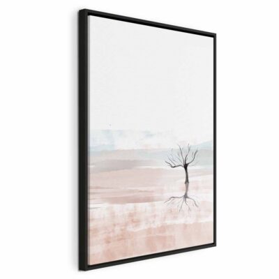Obraz na płótnie samotne drzewo w pastelowym pejzażu 14 LBF 100886 1000x1000 v6984d1a877a8a2.24505677