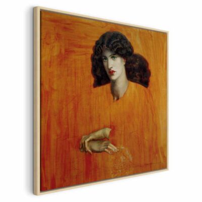 Obraz na płótnie Dante Gabriel Rossetti – Kobieta w oknie 11 LBF 101285 1000x1000 v6984d7ec91bad6.13125943