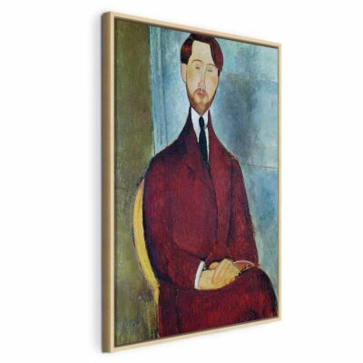 Obraz na płótnie Amedeo Modigliani – Leopold Zborowski 13 LBF 101343 1000x1000 v6984d71ae0ad81.46061043