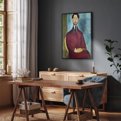 Obraz na płótnie Amedeo Modigliani – Leopold Zborowski 14 l E 12296 b a dkab drde wiz3 cz