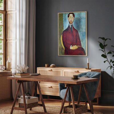 Obraz na płótnie Amedeo Modigliani – Leopold Zborowski 15 l E 12296 b a dkab drde wiz3 jd